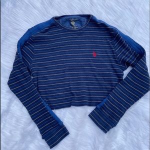 cropped POLO long sleeve